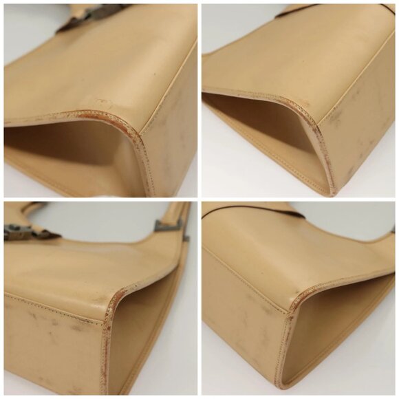 GUCCI Jackie Hand Bag Leather Beige Silver 002 1067 Auth bs28439 - Picture 16 of 16